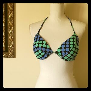 Victoria's Secret Green And Purple Bathing  bikini set size M / 34B